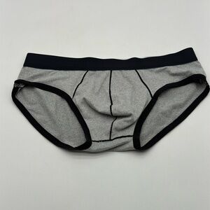 Men’s 2 pack Shein Briefs Black & Gray Medium underwear